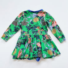 Load image into Gallery viewer, Rock Your Baby L/S Floral Dress with built in Bodysuit (1y)
