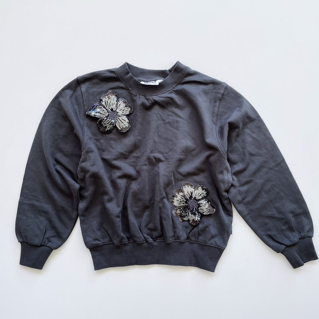 Molo Organic Cotton Crew with Flowers NEW (9-10y)