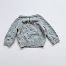 Load image into Gallery viewer, Jamie Kay Bubble Knit Jumper Green (0-3m)
