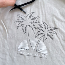 Load image into Gallery viewer, Mac &amp; Ellie Hooded Singlet Palm Trees (7y)
