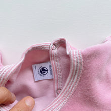 Load image into Gallery viewer, Vintage Petit Bateau Pink Velour All-In-One (18m)
