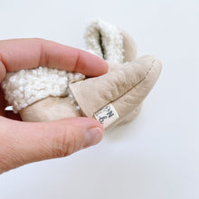 Load image into Gallery viewer, Nature Baby Lambskin Booties Cream NWOT (0-3m)
