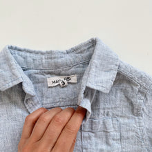Load image into Gallery viewer, Mac &amp; Ellie Linen/Cotton Shirt Light Blue (3y)
