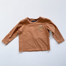 Load image into Gallery viewer, Crywolf Organic Cotton  Long Sleeve Top Tan (1y)
