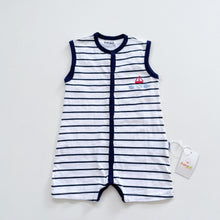 Load image into Gallery viewer, Babybol Barcelona Stripe Sailor Romper NEW (18m)
