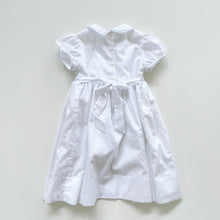 Load image into Gallery viewer, Hand Smocked Dress White (2y)
