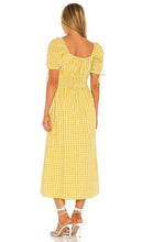 Load image into Gallery viewer, Faithfull The Brand Flora Mari Check Print Midi Dress (AUS 16/ USA 12/ XXL)
