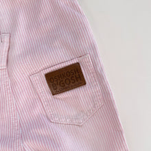 Load image into Gallery viewer, OshKosh Overalls Pink Stripes (6-12m)
