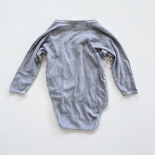 Load image into Gallery viewer, Nature Baby Organic Kimono Bodysuit Grey (1y)
