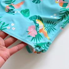 Load image into Gallery viewer, Bright Turquoise Ruffle Swimsuit (5y)
