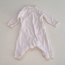Load image into Gallery viewer, Nature Baby Organic Kimono Style All-In-One White (newborn)
