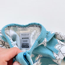 Load image into Gallery viewer, Bonds Wondersuit All-In-One Blue Floral (newborn)
