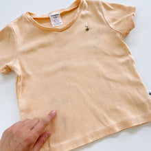 Load image into Gallery viewer, Dimples Organic Shorts + FREE Kindy T-Shirt Orange (3y)
