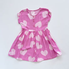 Load image into Gallery viewer, Pink Hearts Dress / Top (5-6y)
