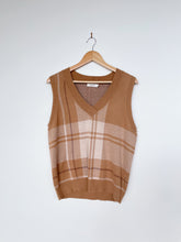 Load image into Gallery viewer, Glassons Tan Check Vest (M)

