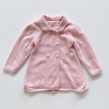 Load image into Gallery viewer, Double Layer Cotton Knit Coat Pink (18m)
