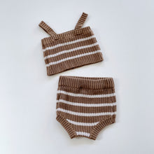 Load image into Gallery viewer, Grown Organic Knit Set Stripe (12-18m)
