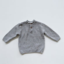 Load image into Gallery viewer, Milky Knit Jumper Dark Grey/ Speckled  (3-6m)
