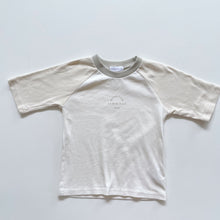 Load image into Gallery viewer, Jamie Kay Pima Cotton Dax Tee Cloud/Oat (3y)
