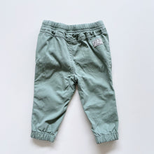 Load image into Gallery viewer, Dymples Green Chinos (6-12m)
