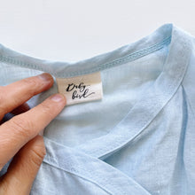Load image into Gallery viewer, Baby Bird Linen Romper Powder Blue (6-12m)
