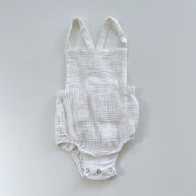 Load image into Gallery viewer, Marlee + Jo Muslin Romper White (2y)
