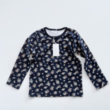 Load image into Gallery viewer, Jamie Kay Organic Printed Interlock L/S Mia Top - Sapphire Floral NEW (5y)
