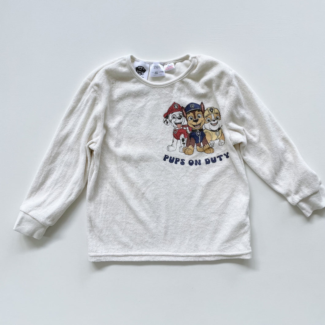 Zara Paw Patrol Lightweight Jumper Cream (4-5y)