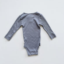 Load image into Gallery viewer, Jamie Kay Organic Cotton/Modal Ribbed Bodysuit Dawn/ grey (2y)
