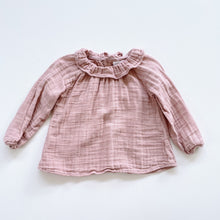 Load image into Gallery viewer, Jamie Kay Organic Muslin L/S Blouse w Frill Collar (2y)
