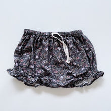 Load image into Gallery viewer, Jamie Kay Organic Dark Floral Fine Cord Bloomers (2y)
