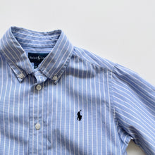 Load image into Gallery viewer, Ralph Lauren Shirt Classic Blue Stripe (5y)
