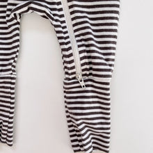 Load image into Gallery viewer, Jamie Kay Organic All-In-One Black Olive Stripes (newborn)
