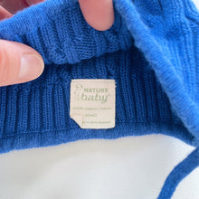 Load image into Gallery viewer, Nature Baby Organic Knit Hat Royal Blue (0-6m/S)
