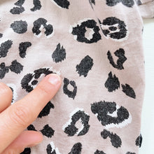 Load image into Gallery viewer, Little Flock of Horrors Merino Bodysuit Leopard (0-3m)
