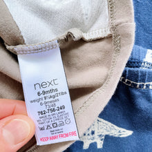 Load image into Gallery viewer, Next 3 Piece Set Navy Dinos (6-9m)
