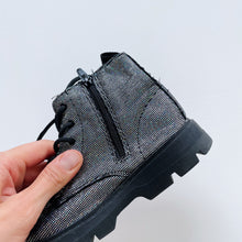 Load image into Gallery viewer, Zara Glitter Combat Boots (EU25)
