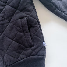 Load image into Gallery viewer, Minti Quilt Jacket Black (6y)
