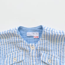 Load image into Gallery viewer, Zara Blue Stripe Dress (4y)
