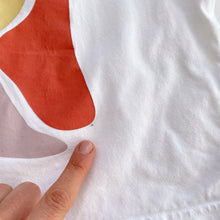 Load image into Gallery viewer, Lenn Label White T-Shirt w/ Colourful Patches (1y)

