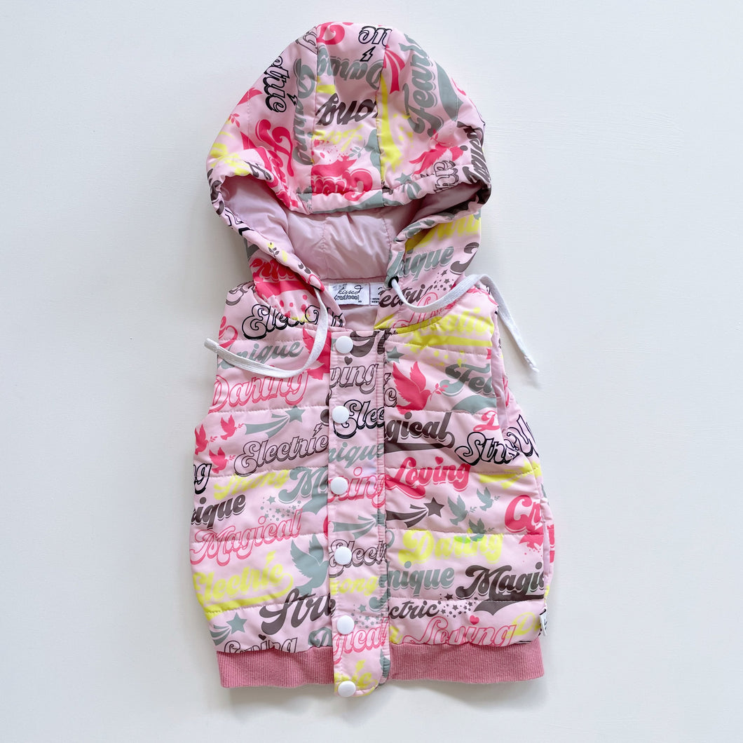 Kissed by Radicool Puffer Vest *small flaw (2y)