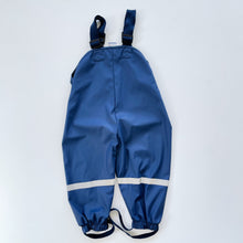 Load image into Gallery viewer, Ricochet Rain Overalls Navy *tagged 3-4 (2-3y)
