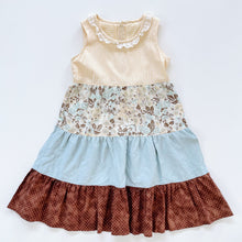 Load image into Gallery viewer, Beautiful Handmade Tiered Dress (6-7y)

