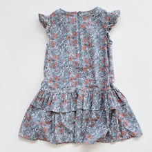 Load image into Gallery viewer, Handmade Floral Linen Dress (5y)
