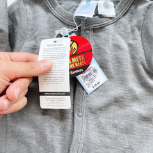 Load image into Gallery viewer, Teeny Weeny Merino Onesie Grey NEW (12-18m)

