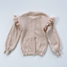 Load image into Gallery viewer, Jamie Kay Cardigan w/Frills Misty Pink (2y)
