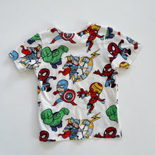 Load image into Gallery viewer, Marvel TM Beige/Colourful Characters T-Shirt (5y)
