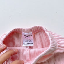 Load image into Gallery viewer, Dimples Organic Bloomers Rib Pink (0-3m)
