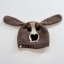 Load image into Gallery viewer, Brekka Knit Hat Brown Dog (4-7y)
