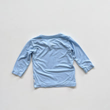 Load image into Gallery viewer, Boody Baby Bamboo L/S Top Blue (6-12m)

